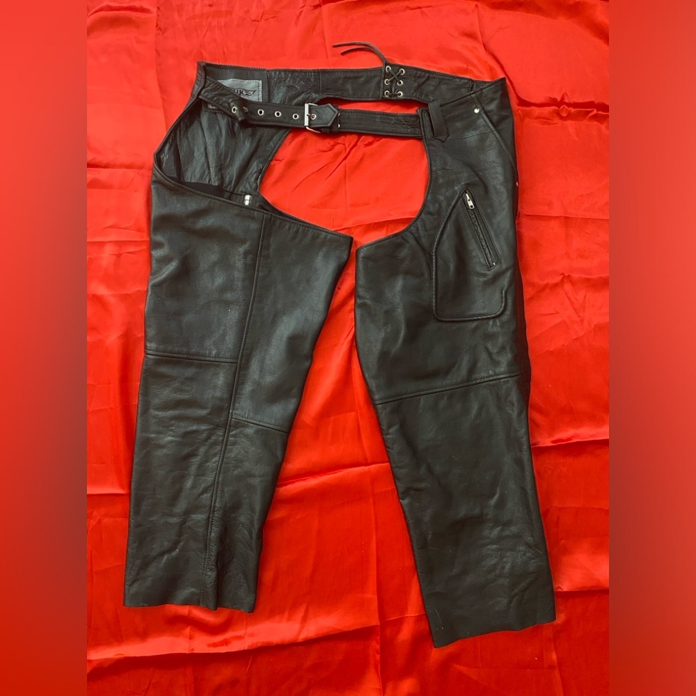 Genuine leather chaps
